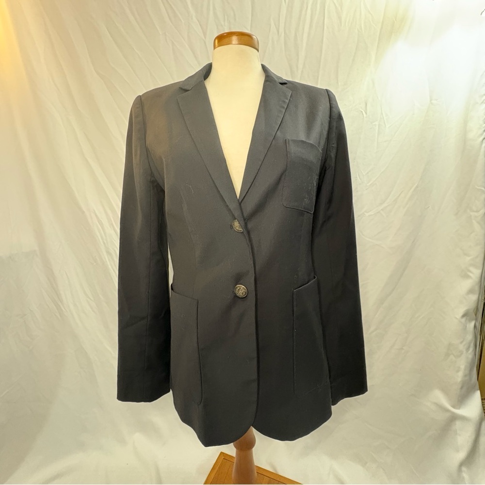 Aritzia Talula Black Wool Blend Tailored Blazer Women’s 10